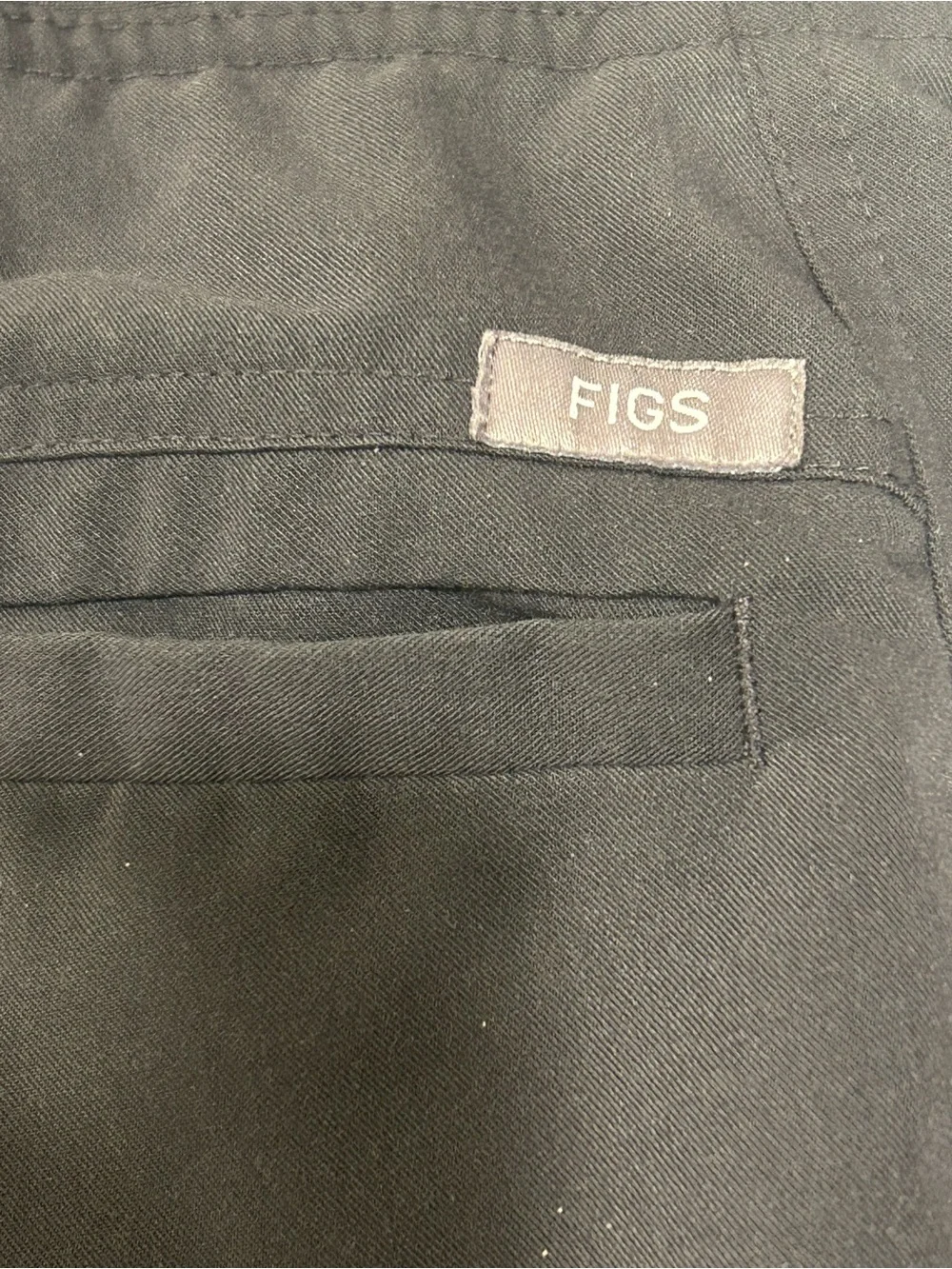 Figs Axim Straight-Leg Cargo Scrub Pant Charcoal Small